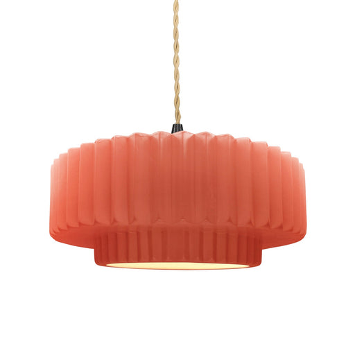 Radiance One Light Pendant Gloss Blush