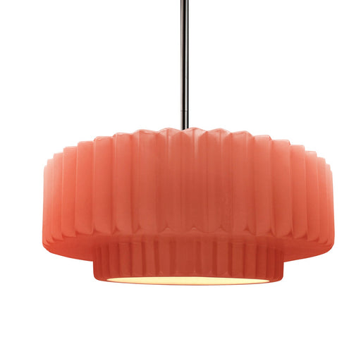 Radiance One Light Pendant Gloss Blush
