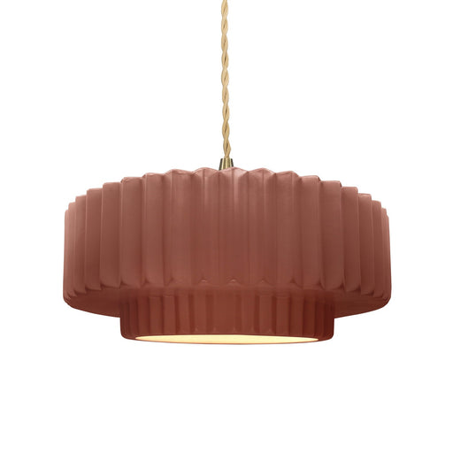 Radiance One Light Pendant Canyon Clay