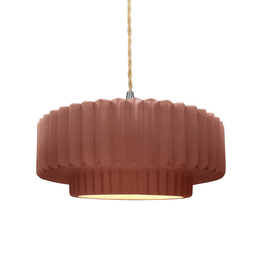 Radiance One Light Pendant Canyon Clay