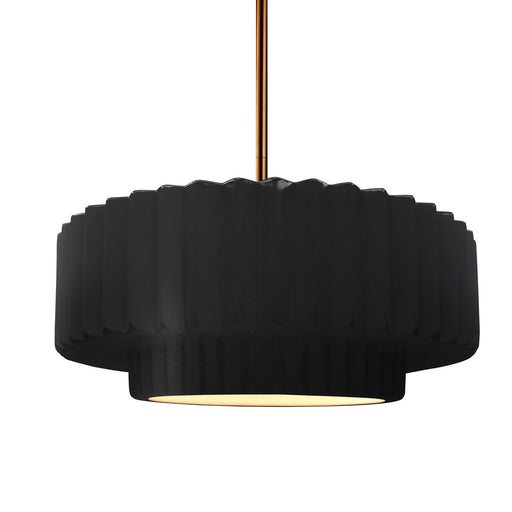 Radiance One Light Pendant Carbon - Matte Black