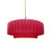 Justice Designs - CER-6553-CRSE-BRSS-BEIG-TWST - One Light Pendant - Radiance - Cerise