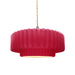 Justice Designs - CER-6553-CRSE-NCKL-BEIG-TWST - One Light Pendant - Radiance - Cerise