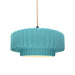 Justice Designs - CER-6553-RFPL-MBLK-BEIG-TWST - One Light Pendant - Radiance - Reflecting Pool