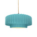 Justice Designs - CER-6553-RFPL-NCKL-BEIG-TWST - One Light Pendant - Radiance - Reflecting Pool