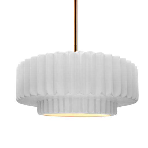 Radiance One Light Pendant Gloss White