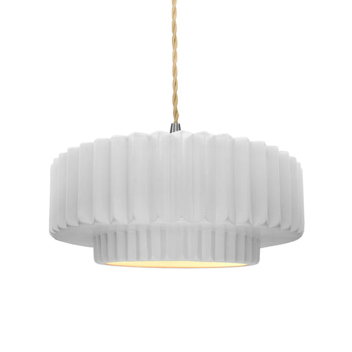 Radiance One Light Pendant Gloss White
