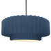 Justice Designs - CER-6555-MID-NCKL-RIGID - One Light Pendant - Radiance - Midnight Sky