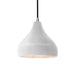 Justice Designs - CER-6560-BIS-NCKL-BKCD - One Light Pendant - Radiance - Bisque