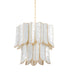 Corbett Lighting - 365-23-VGL - Seven Light Chandelier - Cartagena - Vintage Gold Leaf