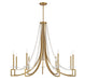 Savoy House - 1-8805-9-322 - Nine Light Chandelier - Helen - Warm Brass