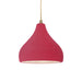 Justice Designs - CER-6560-CRSE-ABRS-BEIG-TWST - One Light Pendant - Radiance - Cerise