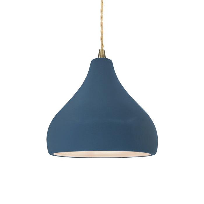 Justice Designs - CER-6560-MID-NCKL-BEIG-TWST - One Light Pendant - Radiance - Midnight Sky