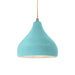 Justice Designs - CER-6560-RFPL-NCKL-BEIG-TWST - One Light Pendant - Radiance - Reflecting Pool