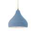 Justice Designs - CER-6560-SKBL-ABRS-BEIG-TWST - One Light Pendant - Radiance - Sky Blue