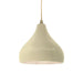 Justice Designs - CER-6560-VAN-ABRS-BEIG-TWST - One Light Pendant - Radiance - Vanilla (Gloss)