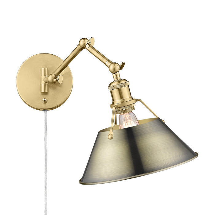 Golden - 3306-A1W BCB-AB - One Light Wall Sconce - Orwell - Brushed Champagne Bronze