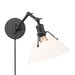 Golden - 3306-A1W BLK-OP - One Light Wall Sconce - Orwell - Matte Black