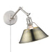 Golden - 3306-A1W PW-AB - One Light Wall Sconce - Orwell - Pewter