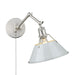 Golden - 3306-A1W PW-DB - One Light Wall Sconce - Orwell - Pewter