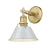 Golden - 3306-BA1 BCB-DB - One Light Bath Vanity - Orwell - Brushed Champagne Bronze