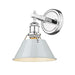 Golden - 3306-BA1 CH-DB - One Light Bath Vanity - Orwell - Chrome