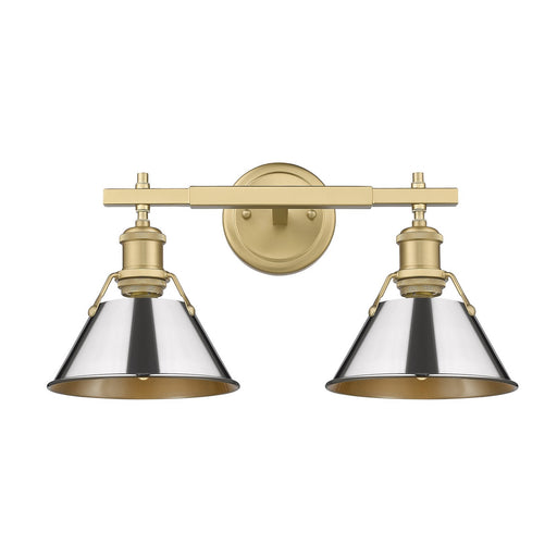 Orwell Two Light Bath Vanity Brushed Champagne Bronze