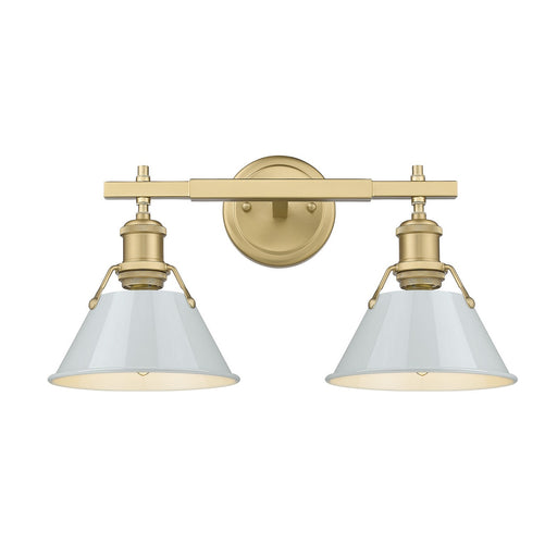 Orwell Two Light Bath Vanity Brushed Champagne Bronze