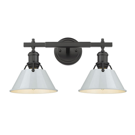 Orwell Two Light Bath Vanity Matte Black