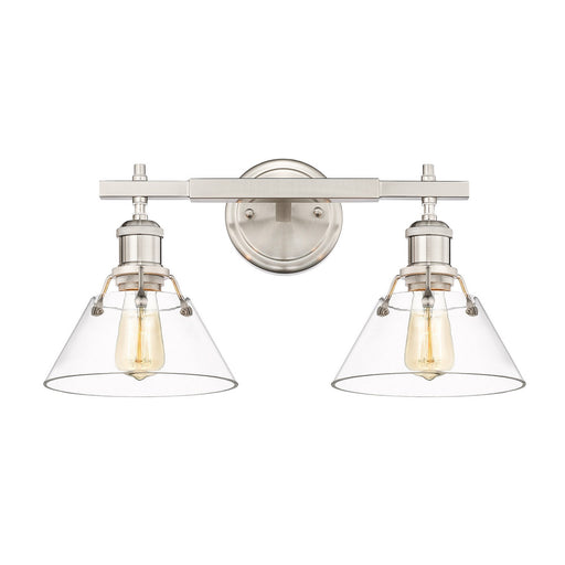 Orwell Two Light Bath Vanity Pewter