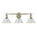 Golden - 3306-BA3 AB-DB - Three Light Bath Vanity - Orwell - Aged Brass