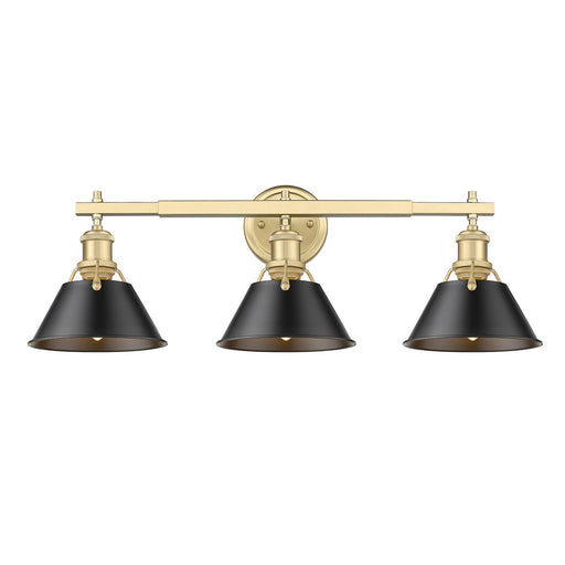 Orwell Three Light Bath Vanity Brushed Champagne Bronze