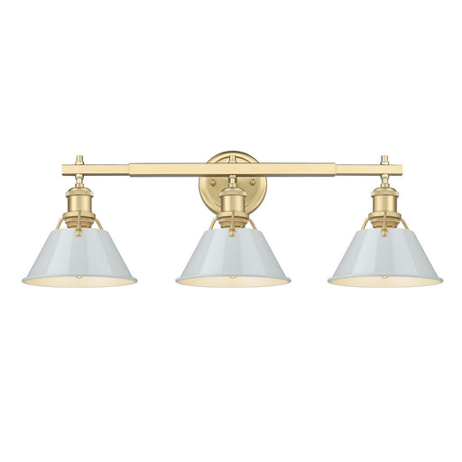 Orwell Three Light Bath Vanity Brushed Champagne Bronze