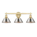 Golden - 3306-BA3 BCB-PW - Three Light Bath Vanity - Orwell - Brushed Champagne Bronze