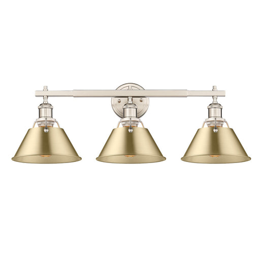 Orwell Three Light Bath Vanity Pewter