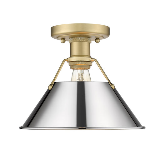 Orwell One Light Flush Mount Brushed Champagne Bronze