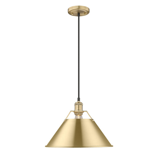 Orwell One Light Pendant Brushed Champagne Bronze