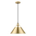 Golden - 3306-L BCB-BCB - One Light Pendant - Orwell - Brushed Champagne Bronze