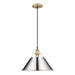 Golden - 3306-L BCB-CH - One Light Pendant - Orwell - Brushed Champagne Bronze