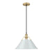 Golden - 3306-L BCB-DB - One Light Pendant - Orwell - Brushed Champagne Bronze