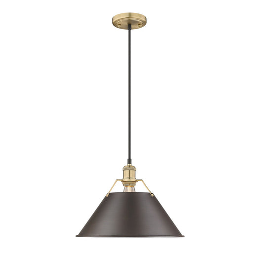 Orwell One Light Pendant Brushed Champagne Bronze