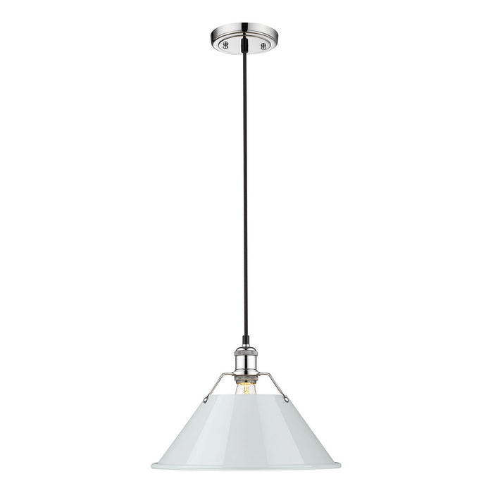 Golden - 3306-L CH-DB - One Light Pendant - Orwell - Chrome