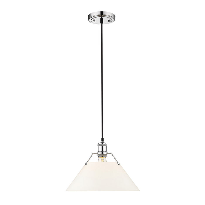 Golden - 3306-L CH-OP - One Light Pendant - Orwell - Chrome