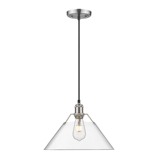 Orwell One Light Pendant Pewter