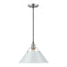 Golden - 3306-L PW-DB - One Light Pendant - Orwell - Pewter