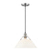 Golden - 3306-L PW-OP - One Light Pendant - Orwell - Pewter