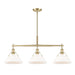 Golden - 3306-LP BCB-OP - Three Light Linear Pendant - Orwell - Brushed Champagne Bronze