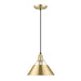 Golden - 3306-M BCB-BCB - One Light Pendant - Orwell - Brushed Champagne Bronze