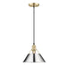 Golden - 3306-M BCB-CH - One Light Pendant - Orwell - Brushed Champagne Bronze