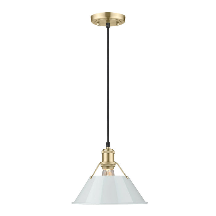 Golden - 3306-M BCB-DB - One Light Pendant - Orwell - Brushed Champagne Bronze